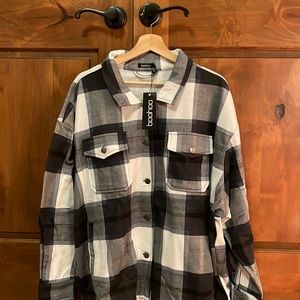 NWT Boohoo Flannel